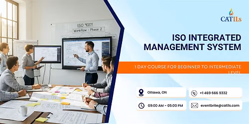 ISO Integrated Management System: 1 Day Level 1 to 2 Course in Ottawa