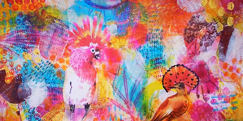 Be Creative Mixed Media Art Class- Morning group