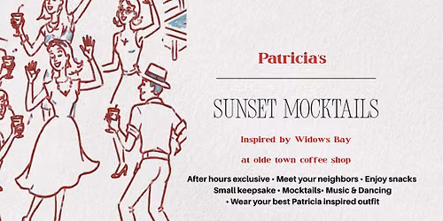 \u201cPatricia\u2019s\u201d Sunset Mocktails