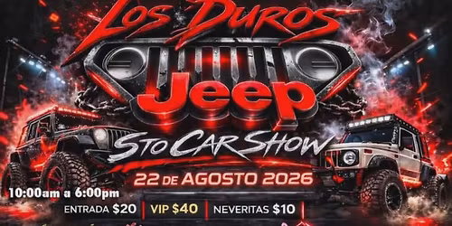 LOS DUROS JEEP 5 TO CAR SHOW 
