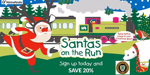 Santas on the Run Plym Valley Railway 2025