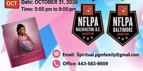 Annual PGM'S Breast & Prostate Cancer Awareness Dinner Comedy FUNaiser Gala