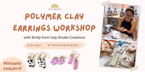 Polymer Clay Earrings Making Workshop