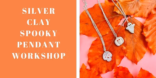 Silver Clay Spooky Pendant Workshop