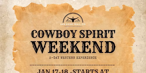 Cowboy Spirit Weekend January