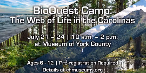 BioQuest Camp: The Web of Life in the Carolinas
