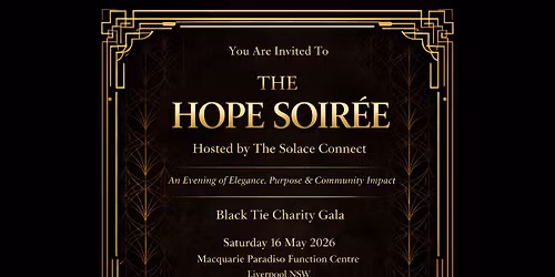 The Hope Soir\u00e9e (Proudly Supporting Cancer Council NSW)