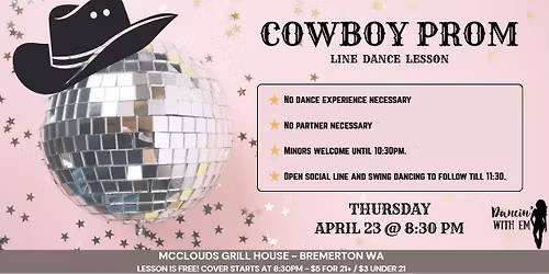 Cowboy Prom & Line Dance Lesson