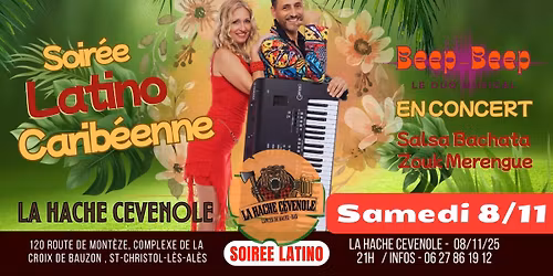 \ud83e\udd29 Soire\u0301e Latino\ud83e\udd29 Salsa Bachata Merengue... avec Duo Beep Beep !!!