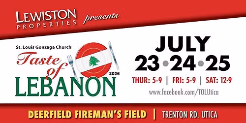 Taste of Lebanon - Utica, NY