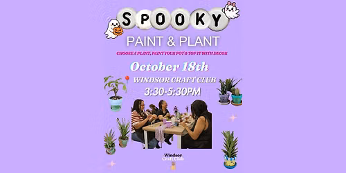 Spooky Plant & Paint \u2728