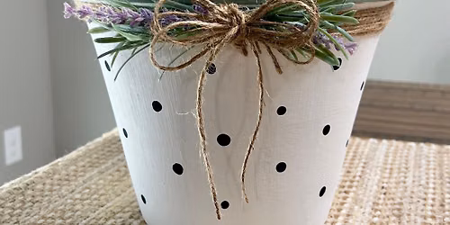 Flower pot painting and Bingo!  