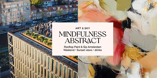 Sunday Rooftop Painting: 3h00 workshop "Mindfulness Abstract" GAPP
