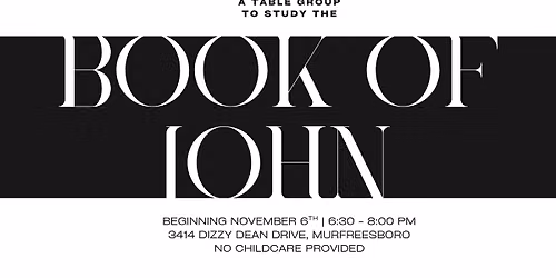 The Book of John Table Group