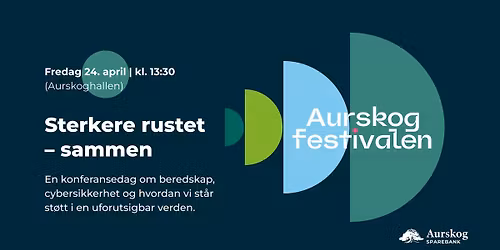 Aurskogfestivalen - Konferansedag med innsikt, inspirajon og fremtidstro