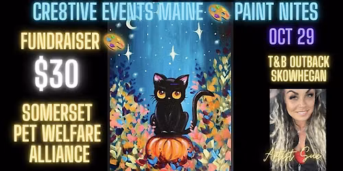 Paint Night FUNDRAISER for Somerset Pet Welfare Alliance