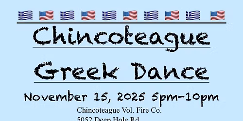 St. George Chincoteague Greek Dance \ud83d\udc83\ud83c\udffb \ud83c\uddec\ud83c\uddf7