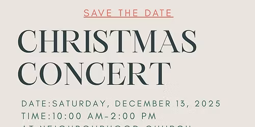 Christmas Music Recital