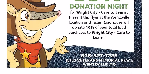 Wright City Care To Learn Dine Out Night