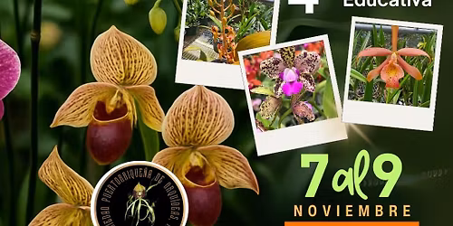 4ta. Venta y Exhibici\u00f3n de Orqu\u00eddeas - Pasatiempo, Arte y Ciencia