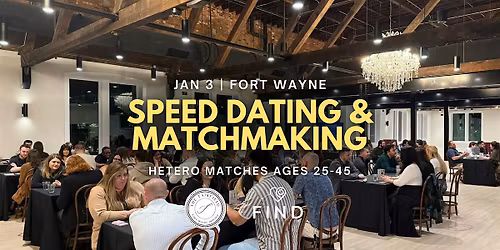 Speed Dating for Singles Ages 25-45 | Fort Wayne
