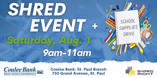 Coulee Bank- St. Paul Shred Event