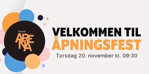 \u00c5pning av Tangvall Arena - trinn 3 \ud83c\udf89