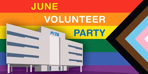 June 11: PETA's Norfolk Volunteer Party!