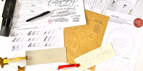Christmas Brush Calligraphy Workshop at National Museum of Ireland, Dublin