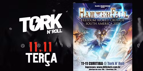 11.11 TER\u00c7A  HAMMERFALL em Curitiba