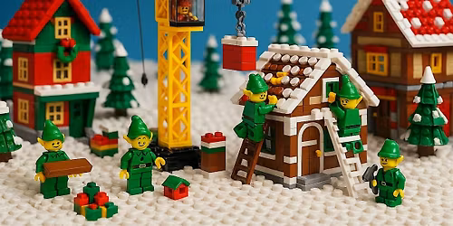 LEGO Christmas Village Build Session