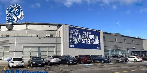 Parking Brampton Steelheads at Guelph Storm