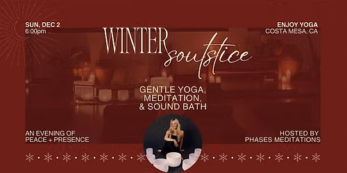 Winter Soulstice Meditation + Sound Bath Event 12\/20