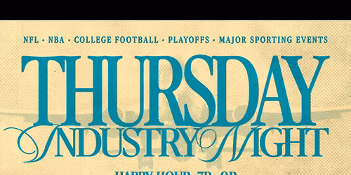 Thursday Industry Night @ Runway