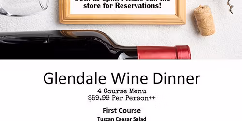 Glendale Wine Dinner