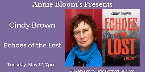 Reading: Cindy Brown: Echoes of the Lost