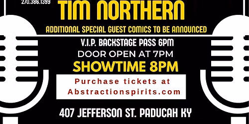 Whiskey Power Comedy Hour starring Tim Northern