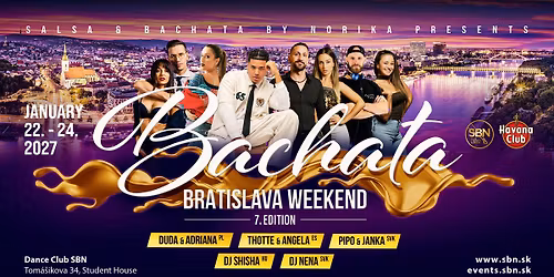 Bachata Bratislava Weekend 7th edition 2027
