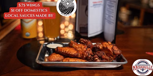 Wing Nights at Little Nashville with Glaciers End 