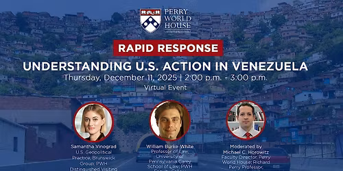 Understanding U.S. Action in Venezuela