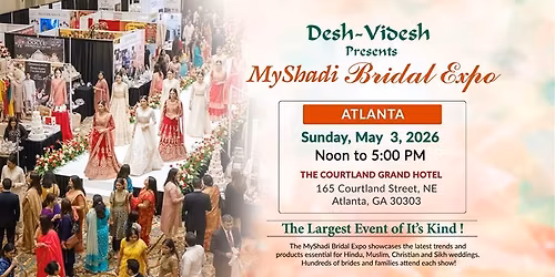 MyShadi Bridal Expo Atlanta 2026