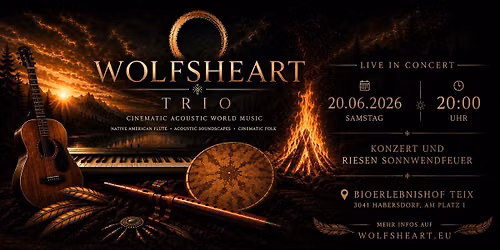 Wolfsheart Trio - Indianische Fl\u00f6tenkl\u00e4nge mit Sonnwendfeuer