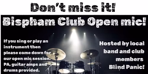 Open mic jam session