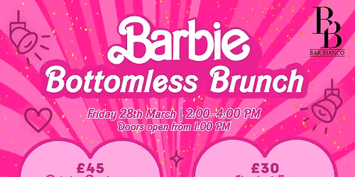Barbie Bottomless Brunch at Bar Bianco