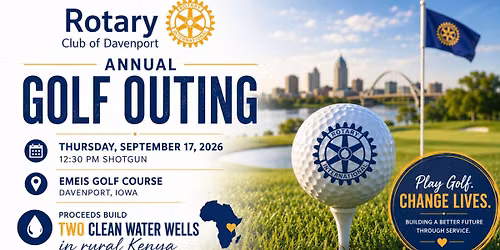 Rotary Club of Davenport Annual Golf Outing Fundraiser