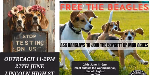 BARCLAYS BANK PROTEST\/OUTREACH - LINCOLN HIGH ST.