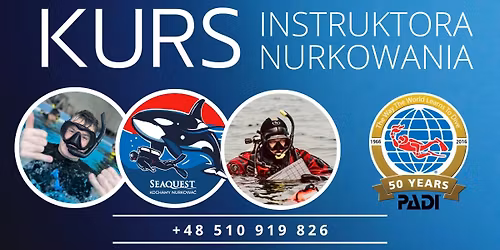 Kurs Instruktora Nurkowania PADI + Instruktor Pierwszej Pomocy EFR