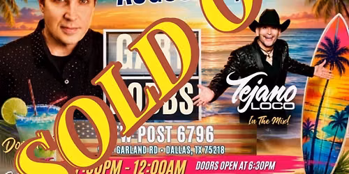 $35 D-Town Tejano Nites w Gary Hobbs