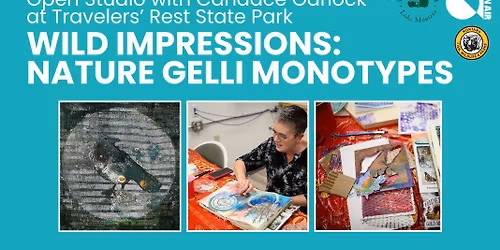 Wild Impressions: Nature Gelli Monotypes Open Studio with Candace Garlock