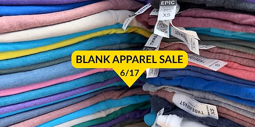 Blank Tee Haven In-Person Sale